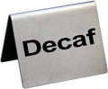 New Star Foodservice Stainless Steel Table Tent Sign, 2-Inch by 2-Inch) by NewStarFoodservice