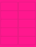 8-1/2 x 11" Neon Color High Light Fluorescent Labels by NextDayLabels