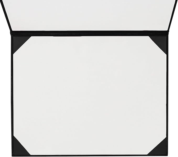 GraduationMall 8.5"x11" Smooth Padded Diploma Cover Certificate Holder Black - Image 4