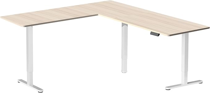 VIVO Electric Corner 84 x 63 inch L-Shaped Standing Desk, Memory Height - Image 9