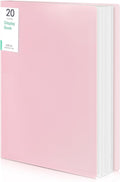 Phyxin 20-Pocket Portfolio Binder Organizer, Binder Sheet Protectors 8.5" x 11" by Phyxin