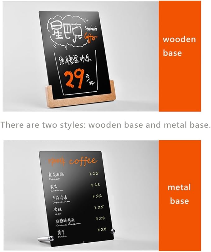 ECKEK Chalkboard Sign Tabletop Chalkboard Signs - Image 6