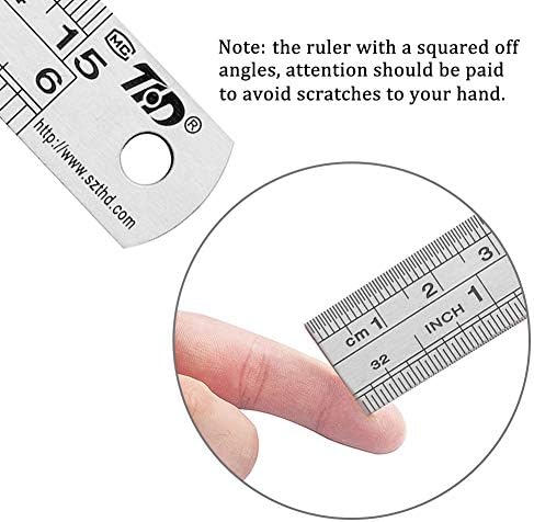 ZZTX Metal Straight Edge Ruler Set - Image 4