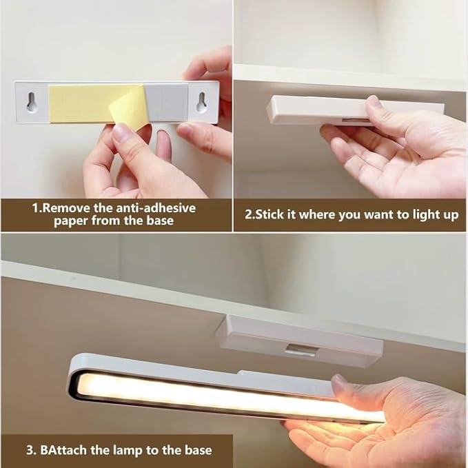 XmnSoly Magnetic Light Bar, 16.5in Rechargeable LED Desk Light Bar - Image 5