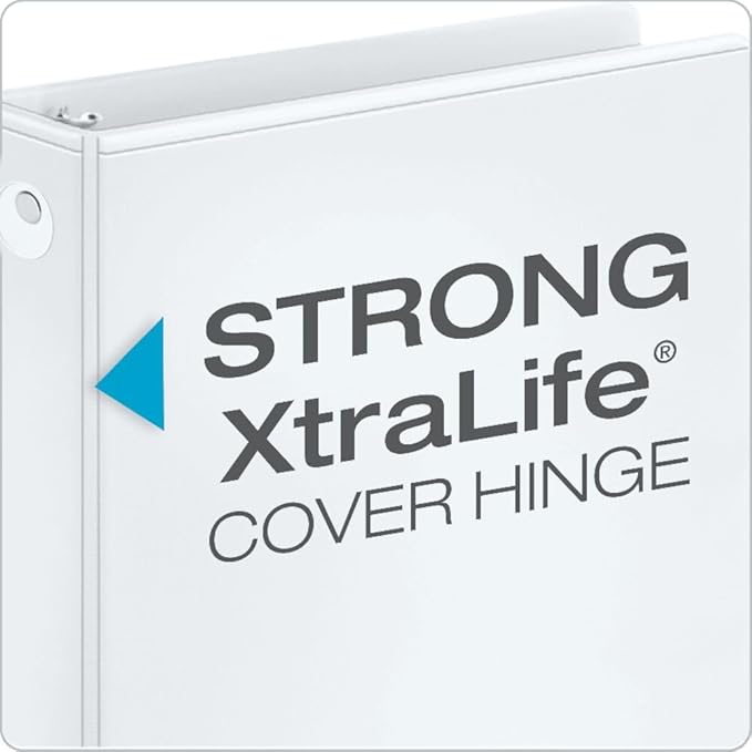 Cardinal Economy 3 Ring Binder, 1 Inch, Presentation View, Holds 225 Sheets - Image 2