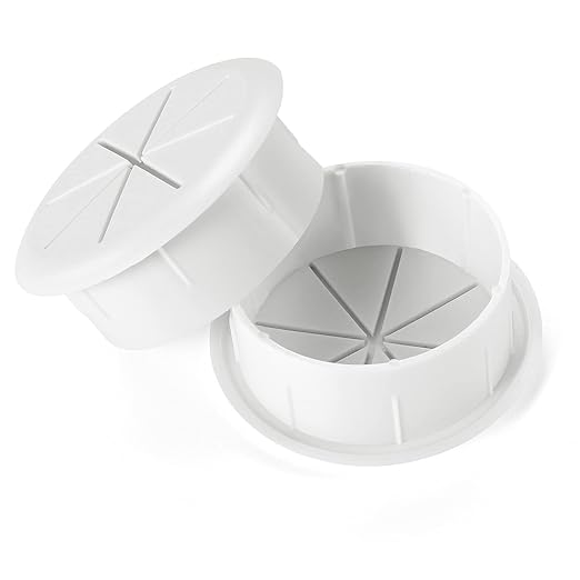 HYCC 5 Pack 2 Inch Flexible Desk Grommet, Organize Wires and Cables on Office - Image 3