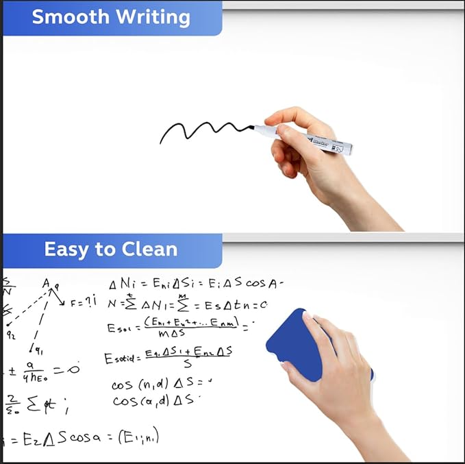 Rolling Whiteboard on Wheels, Double-Sided Magnetic Dry Erase Board - Image 4