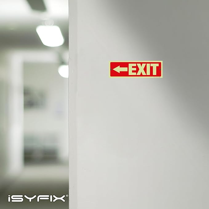 iSYFIX Exit Signs with Directional Left Arrow - Image 7