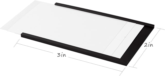 Realth Magnetic Label Holders 2'' x 3'' 30 Pack, Magnetic File Cabinet Labels - Image 2