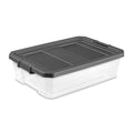 Sterilite 18-Pack Modular Stacker Box, Durable Clear Plastic Storage Bins by Sterilite