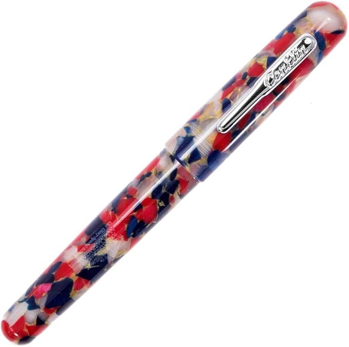 Conklin All American Fountain Pen in Old Glory – Extra Fine Nib, Patriotic Red - Image 2