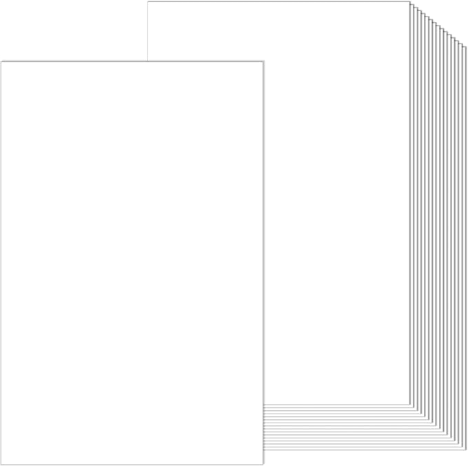 Mepase 100 Sheets Legal Size Cardstock 8.5" x 14" White Paper, 65lb Card Stock by Mepase