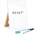 WALGLASS Desktop Glass White Board 9.5"x 6.7" by WALGLASS