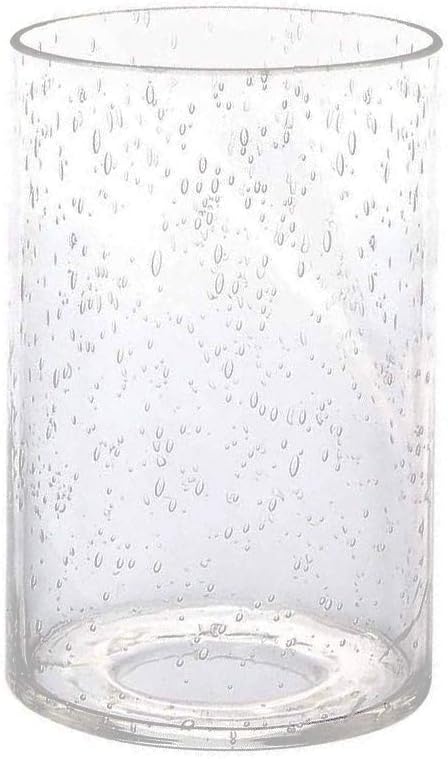 Sunwo Glass Shade Straight Cylinder Glass Lamp Shade Replacement by SUNWO