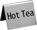 New Star Foodservice Stainless Steel Table Tent Sign by NewStarFoodservice