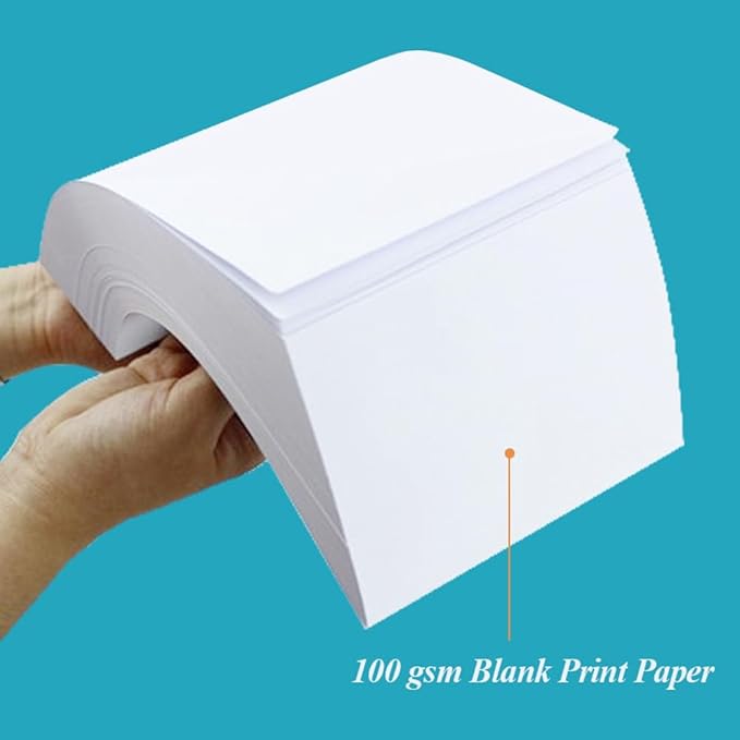 11" x 17" Blank Print Paper, 45Sheets/90Pages Blank Loose-Leaf Paper, Ledger - Image 3