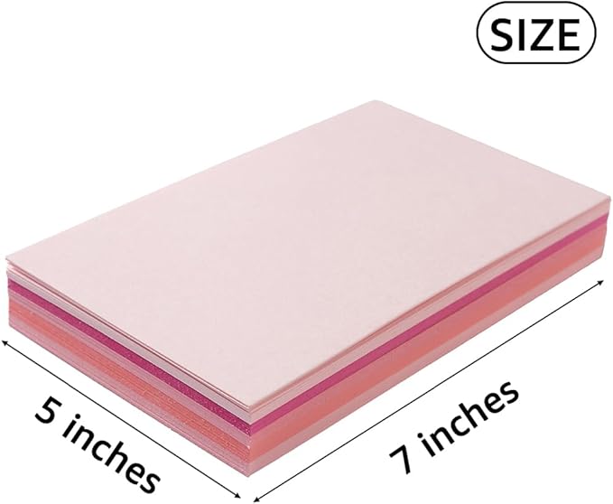 50 Sheets Colored Cardstock Paper 5 Colors, 250 GSM Heavy Card Stock - Image 3