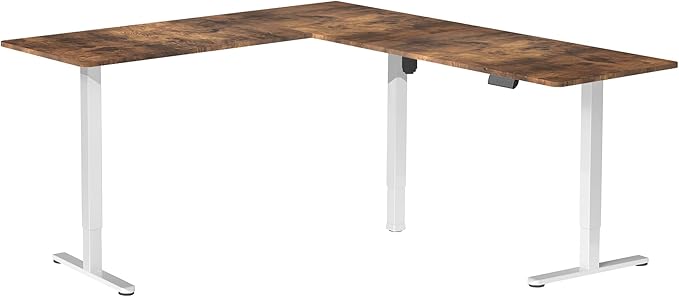 VIVO Electric Corner 84 x 63 inch L-Shaped Standing Desk, Memory Height - Image 8