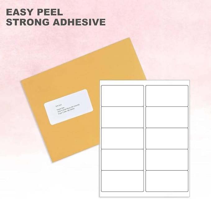 BESTEASY 10-UP Address Labels, /Address Mailing Labels 500 Sheets Shipping - Image 6