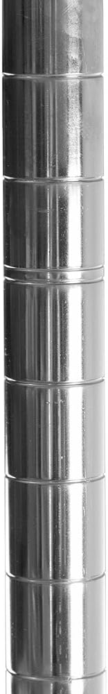 Shelving Inc. 8"D x 36"W x 84"H Chrome Wire Tiered Shelf - Image 4