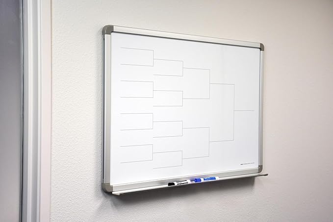 12 Team Bracket Whiteboard 36" x 24" - Image 2
