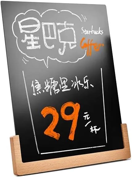 ECKEK Chalkboard Sign Tabletop Chalkboard Signs - Image 2