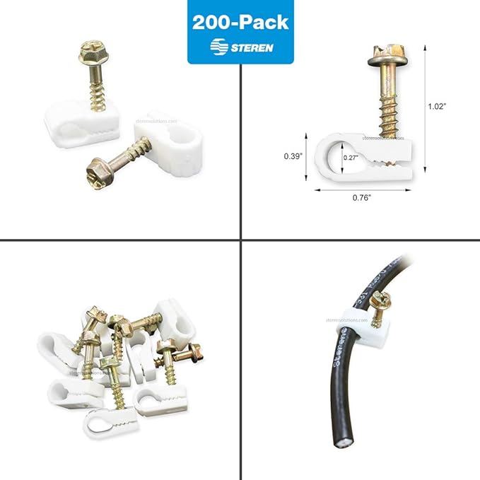 STEREN Coaxial Cable Clips - Image 7