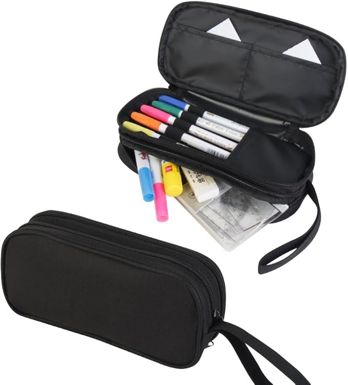 HiMagics Children's Pencil Case, Large Zipper Pencil Pouch - Image 3