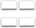 OQUYDEA 40-Pack Dry Erase Magnetic Labels by OQUYDEA