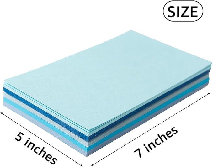 50 Sheets Colored Cardstock Paper 5 Colors, 250 GSM Heavy Card Stock - Image 3