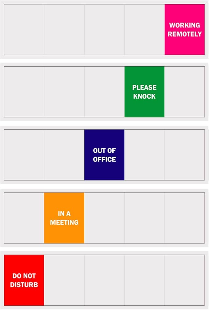 Office Door Sign, Do Not Disturb/Please Knock/Out of Office/in a by LoYinLo
