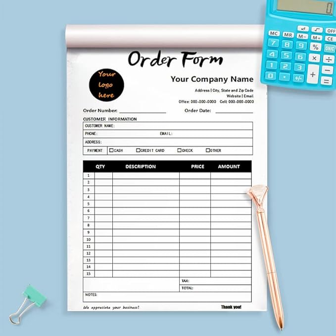 Custom Carbonless Sales Invoice Form Books - Image 6