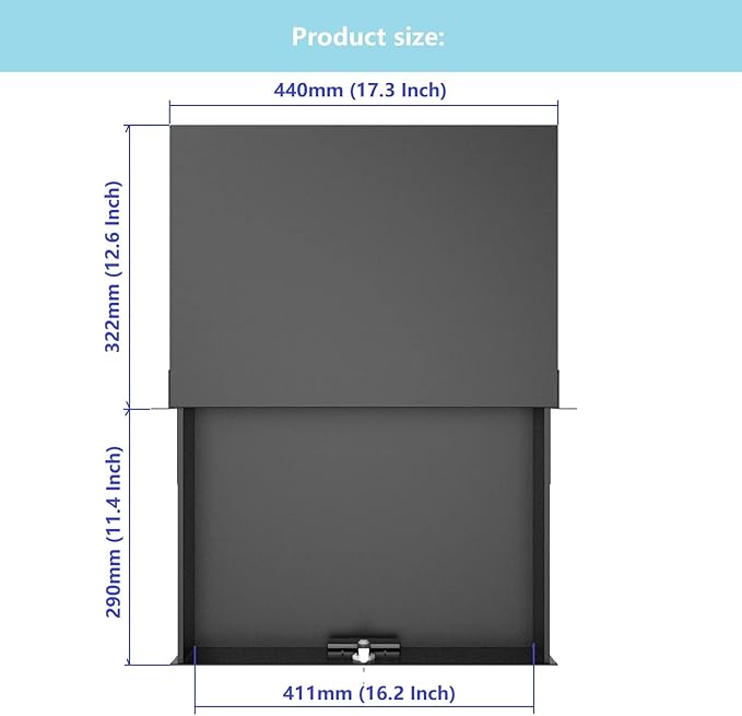 QiaoYoubang 3U Server Cabinet Case 19 Inch Rack Mount Lockable Drawer - Image 8