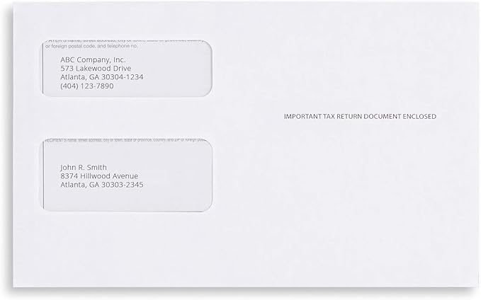50 1099 Tax Envelopes Self-Seal Designed - Image 6