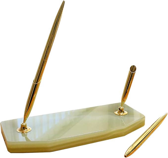 Stone-Style Pen Stand with Zinc Alloy Ballpoint Pen, The best choice - Image 6