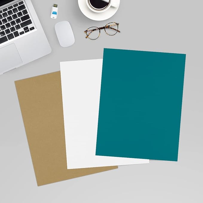 LUXPaper 8.5" x 11" Paper | Letter Size | Teal | 80lb. Text | 1, 000 Qty - Image 6