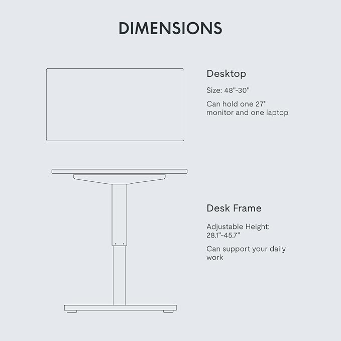 FLEXISPOT EN1 One-Piece Standing Desk - Image 6