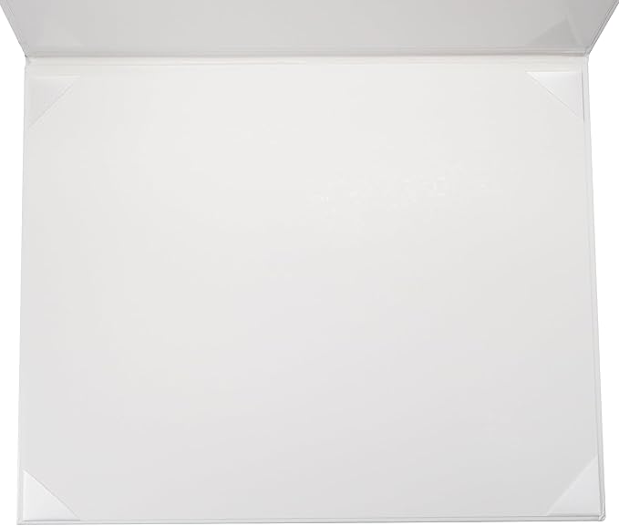 GraduationMall 11"x14" Smooth Padded Diploma Cover Certificate Holder White - Image 4