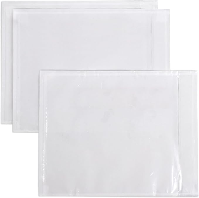 iMailer - 500 PCS 4.5"x5.5" Packing List Pouch- Clear Plastic Envelopes by iMailer