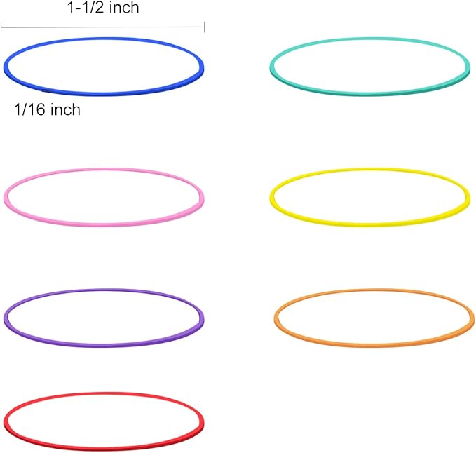 JIKIOU Multicolor Rubber Bands for School Home Office - Image 3