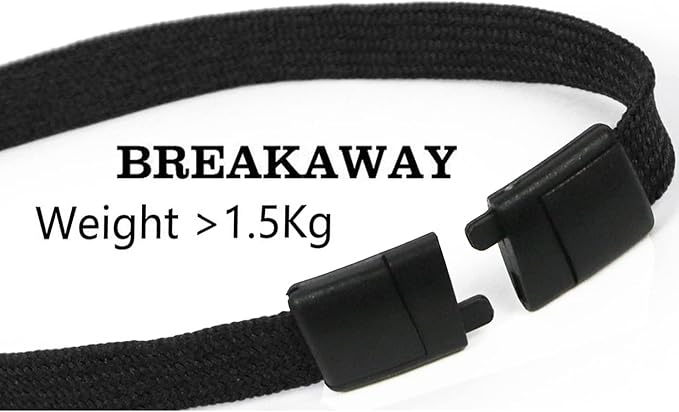 Lanyards Safety Black Lanyards Neck Flat Premium Breakaway Badge Lanyard - Image 3