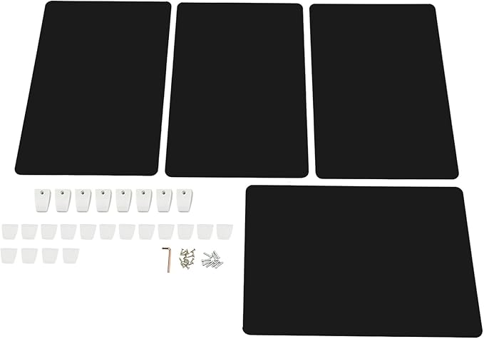 4PCS Desk Dividers Office Partitions, Privacy Desk Panel Protective, Frosted - Image 6