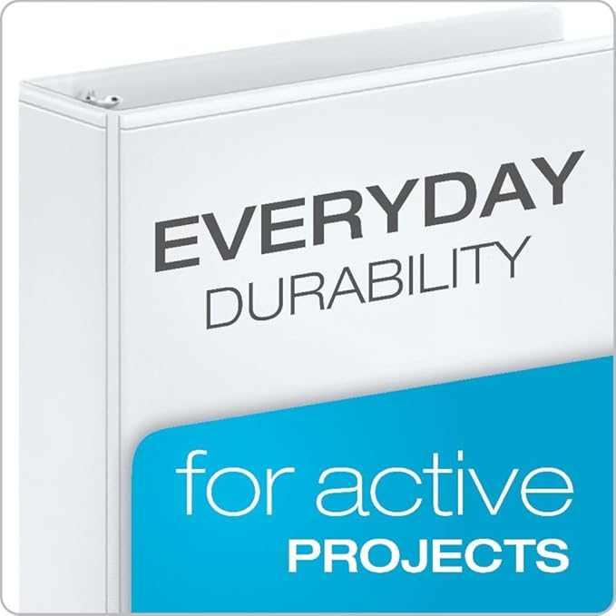 Cardinal 1.5 Inch 3 Ring Binder, Round Ring, 4 Pack, Holds 350 Sheets - Image 4