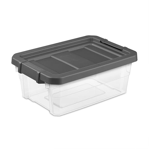 Sterilite Box Stacker Modular Clear 16QT 14723V06 by Sterilite