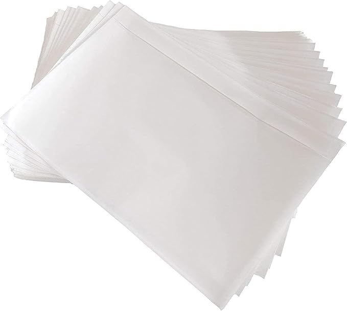 9527 Product 7.5" x 5.5" Clear Adhesive Top Loading Packing List, Shipping - Image 4