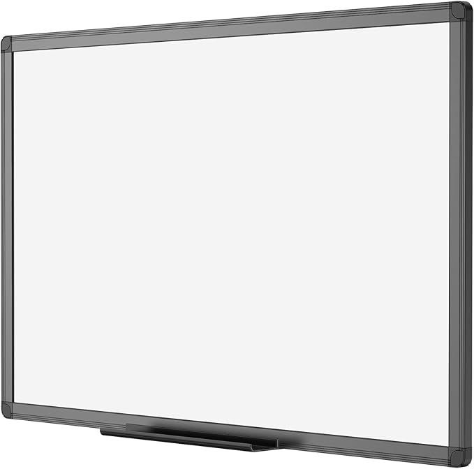 VIZ-PRO Magnetic Dry Erase White Board, 48 X 36 Inches by VIZ-PRO
