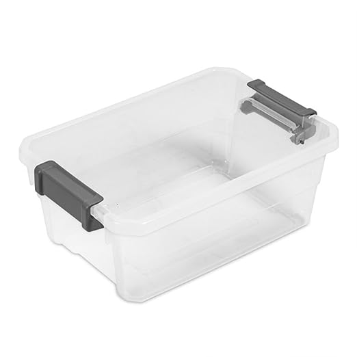 Sterilite 18-Pack Modular Stacker Box, Durable Clear Plastic Storage Bins - Image 9