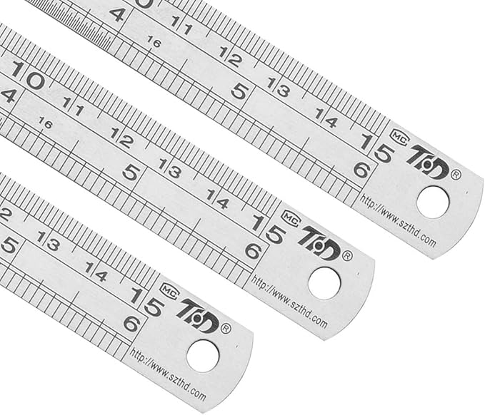 ZZTX Metal Straight Edge Ruler Set - Image 3
