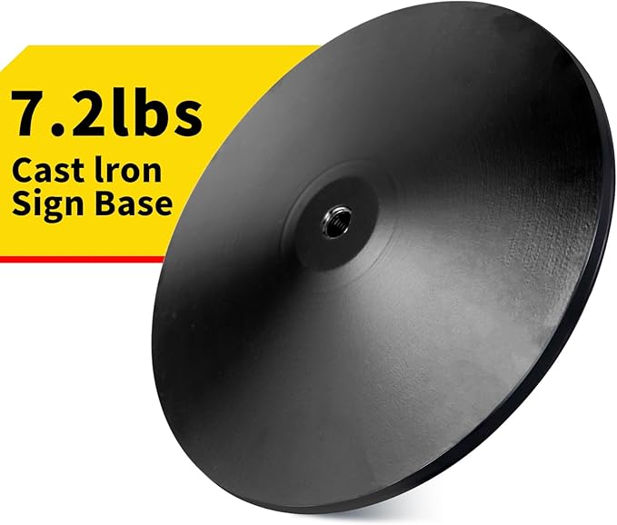 INNOVSIGN Heavy Duty Cast Iron Sign Post - Image 4