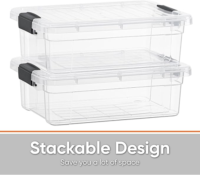 Superio Clear Storage Bins - Image 3